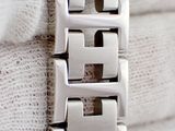 a close up of a watch that is on a wrist