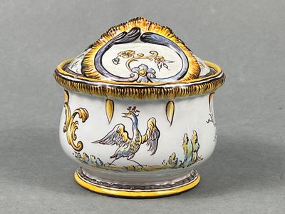 Emile GALLE (Lorraine). Pot renflé couvert, pouvant former s… - Photo 1