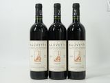 trois bouteilles de vin rouge posées côte à côte sur une table