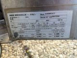 a close up of the back end of a machine with a label on it