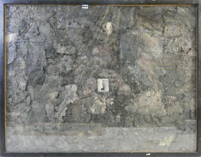 a picture of a picture of a stone wall