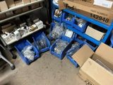 many boxes of assorted items on the floor