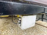 a close up of a trailer with a power strip attached to it
