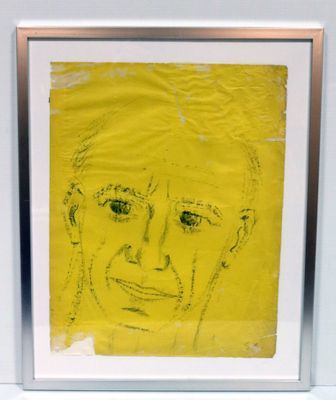 BERTRAND Solange (1913-2011), Portrait de Picasso, dessin su…