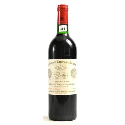 Btle Château CHEVAL BLANC, 1er GCC, Saint-Emilion, 1974. - Photo 1