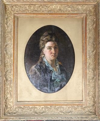 Henri BIDAULD (1839-1898) Portrait de femme