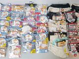 several pairs of underwear are laid out on a table