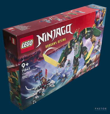 une boîte contenant un ensemble Lego Ninja