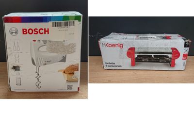 -Lot de 2 articles composé de: 1 Appareil à raclette HKOENIG…