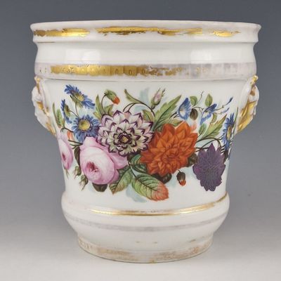 PARIS - CACHE POT de forme tronconique A USAGE DE BOUQUETIER…