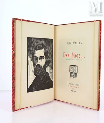 an open book with a picture of a man with a beard on it