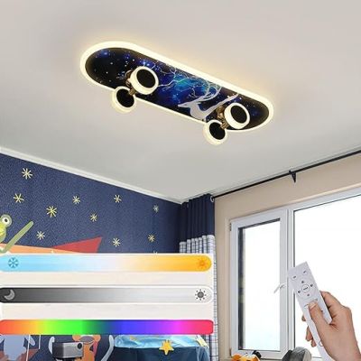 1477 / Lampe Plafond Enfant avec Télécommande et APP, 6…
