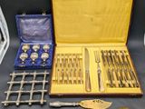 a case with silverware in it on a table