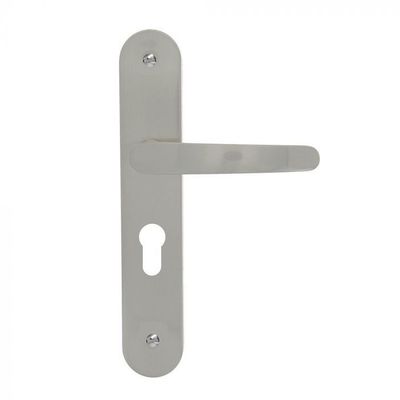 Poignée de porte - Béquille double sur plaque - Finition mét…