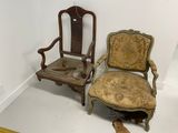 a chair and a chair that are next to each other