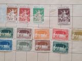 many different colored stamps on a piece of paper