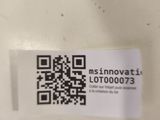 a qr code on the back of a toilet seat