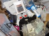 a pile of items that are sitting on the floor