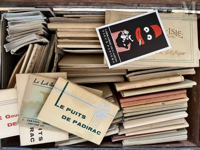 [SPELEOLOGIE] Exceptionnel lot d'albums de cartes postales s…
