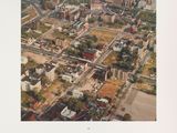 an aerial view of a city with a lot of buildings