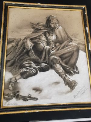 Victor DESPLANCHE (XIX) "La trompette du régiment et le grog…