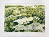 une image représentant une photo d'une ferme à la campagne