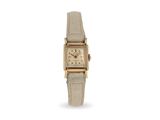 Cartier, montre-bracelet rectangulaire pour femme en or 18 carats, vers 1950