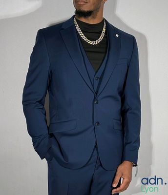 Veste de costume et gilet en laine - DIGEL - Tailles 56 - Ne…