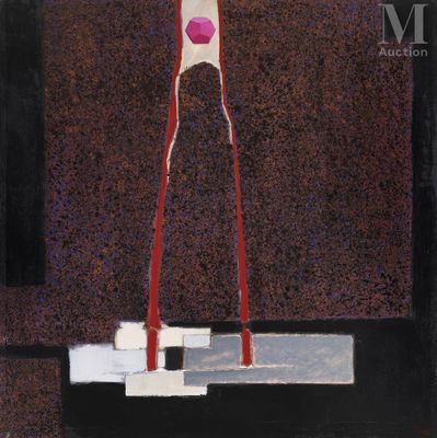 Jean MOIRAS ( né en 1945) Sans titre, 1987