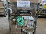 a shopping cart with a lot of items in it