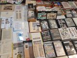 a lot of books that are on a table