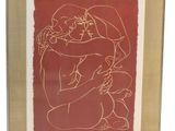 une image d'un tableau représentant une femme tenant un enfant dans ses bras