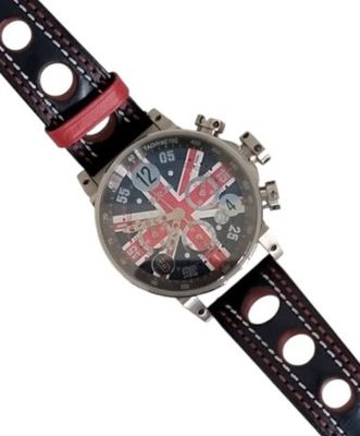 an image of a close up of a watch on a white background