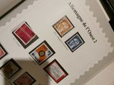 a picture of a book with stamps on it
