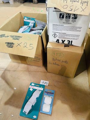 two boxes that are sitting on the floor next to each other