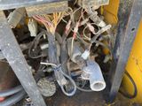 a close up of a machine with wires attached to it