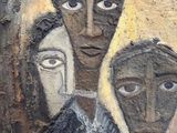 an image of a painting of a woman and two men