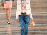 models walk down the runway at chanel ' s paris fashion week show