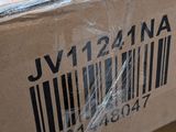 a box with a barcode on it sitting on a table