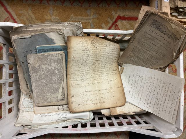 Lot de documents manuscrits 19e de la Creuse et divers.