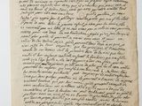 an old manuscript with black ink on a white background