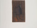 an image of a painting of a cat on a piece of cloth