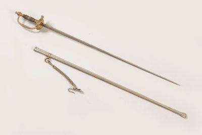 Epée d’officier des services de santé, modèle 1872. - Photo 1