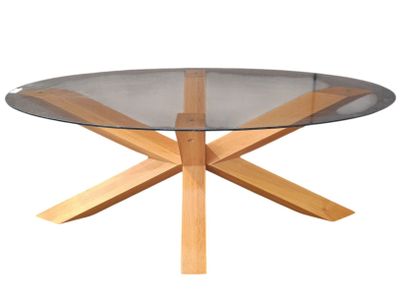 Table basse ovale contemporaine