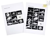 deux pages de bandes dessinées en noir et blanc sur la même page
