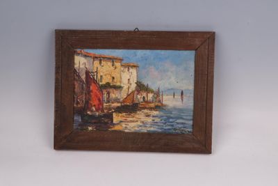 a picture of a painting hanging on the wall