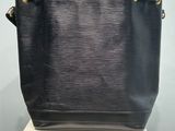 louis vuitton black leather tote bag