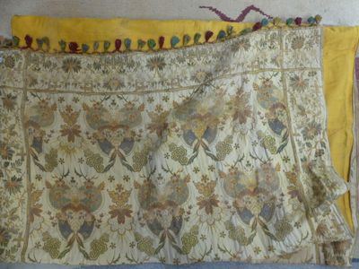 an image of a piece of cloth that is laying on the floor