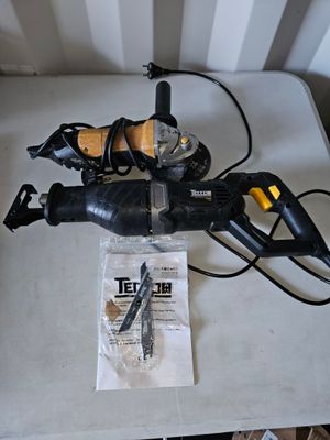 a picture of a corded electric drill and a corded drill
