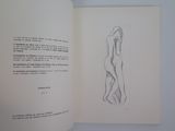 a book with a drawing of a woman on it